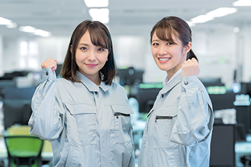 【工場内での営業事務】