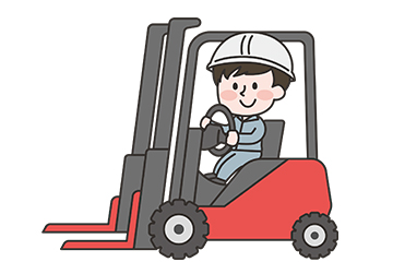 フォーク（リーチ・カウンター）を使用した出荷業務全般